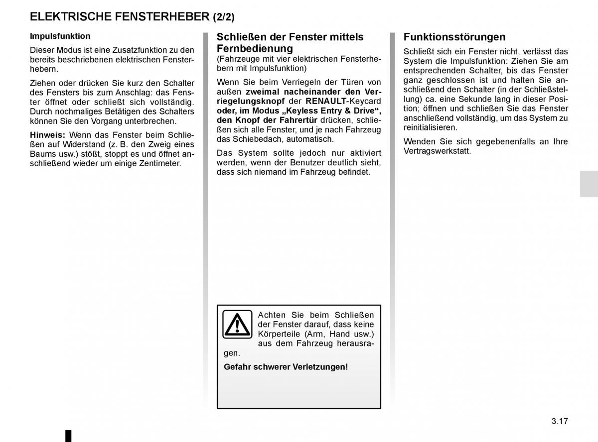 Renault Espace V 5 Handbuch / page 205