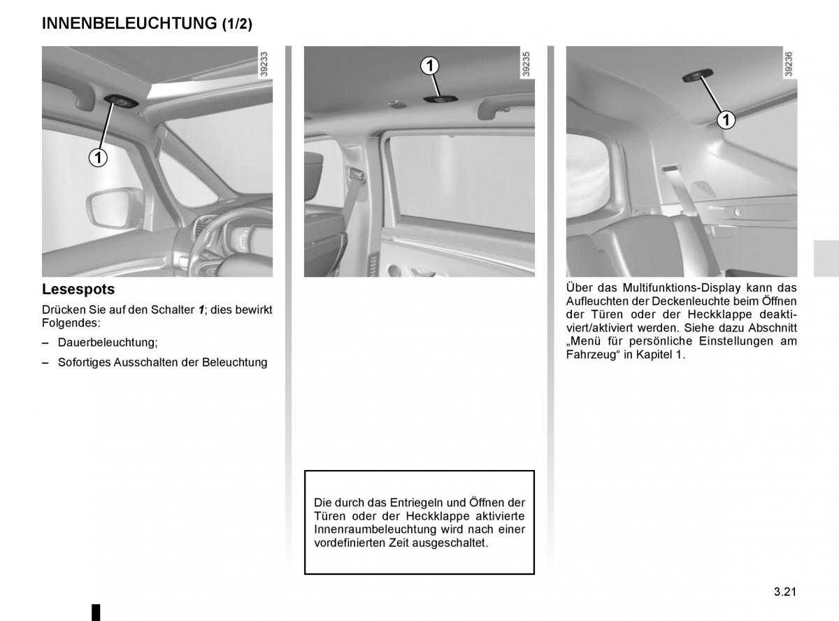 Renault Espace V 5 Handbuch / page 209