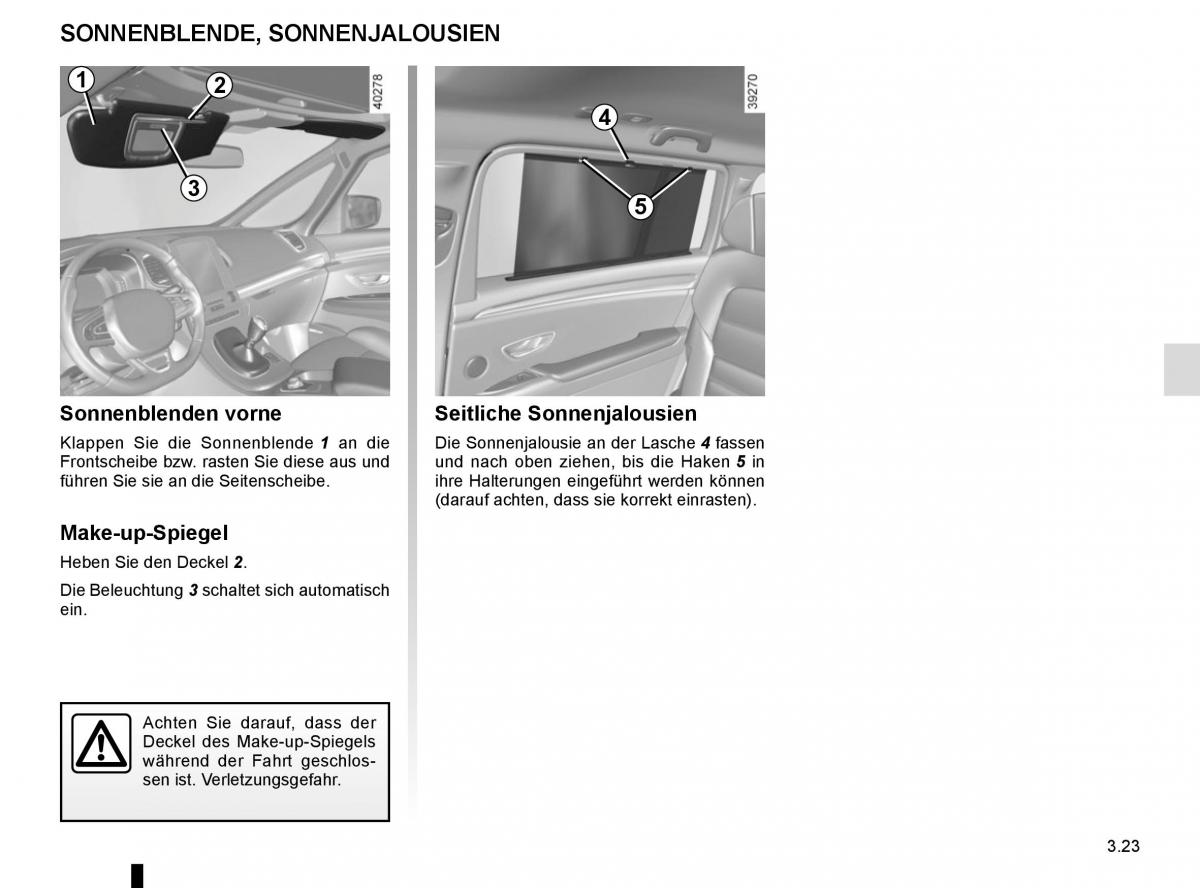 Renault Espace V 5 Handbuch / page 211