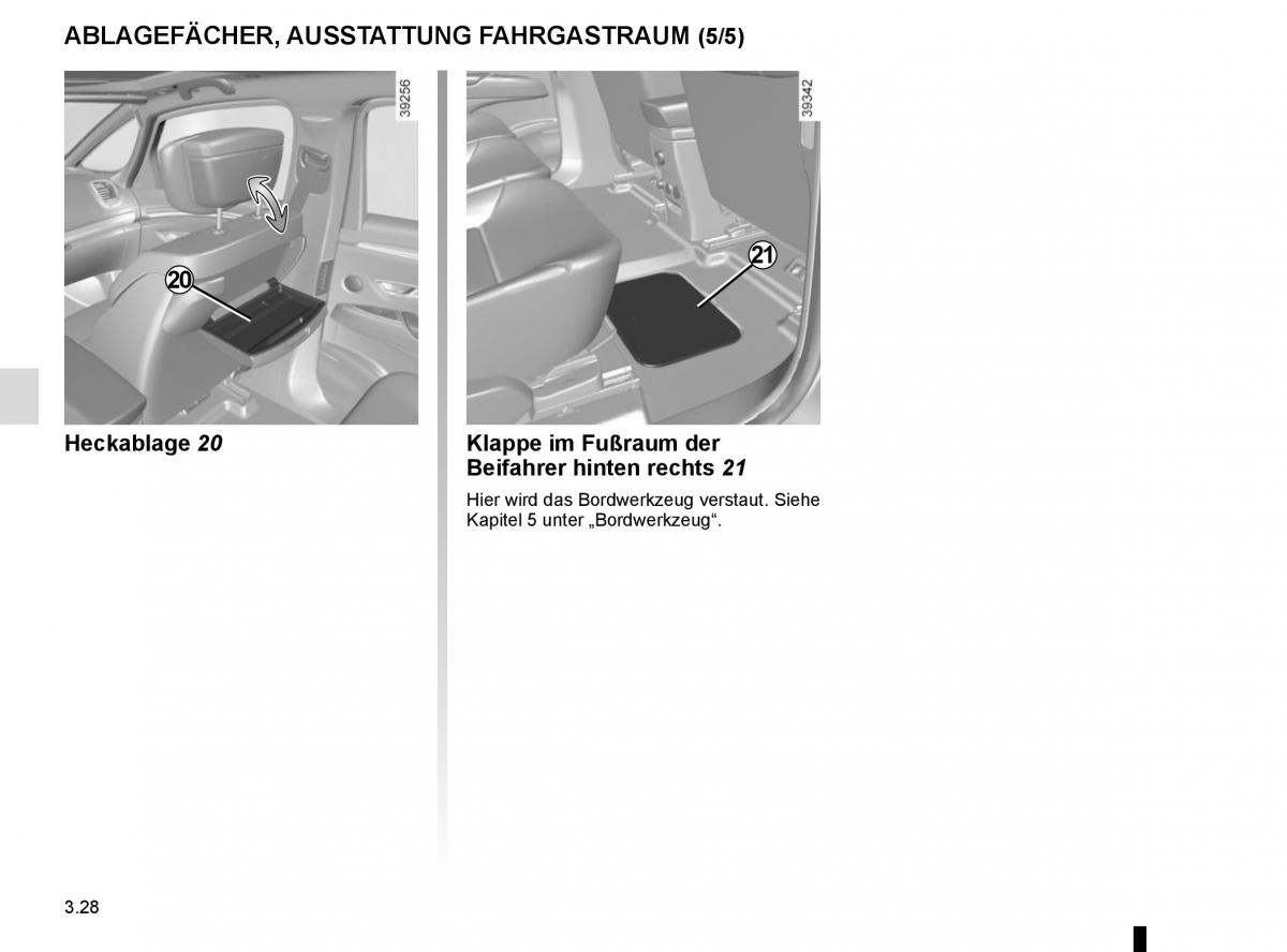 Renault Espace V 5 Handbuch / page 216