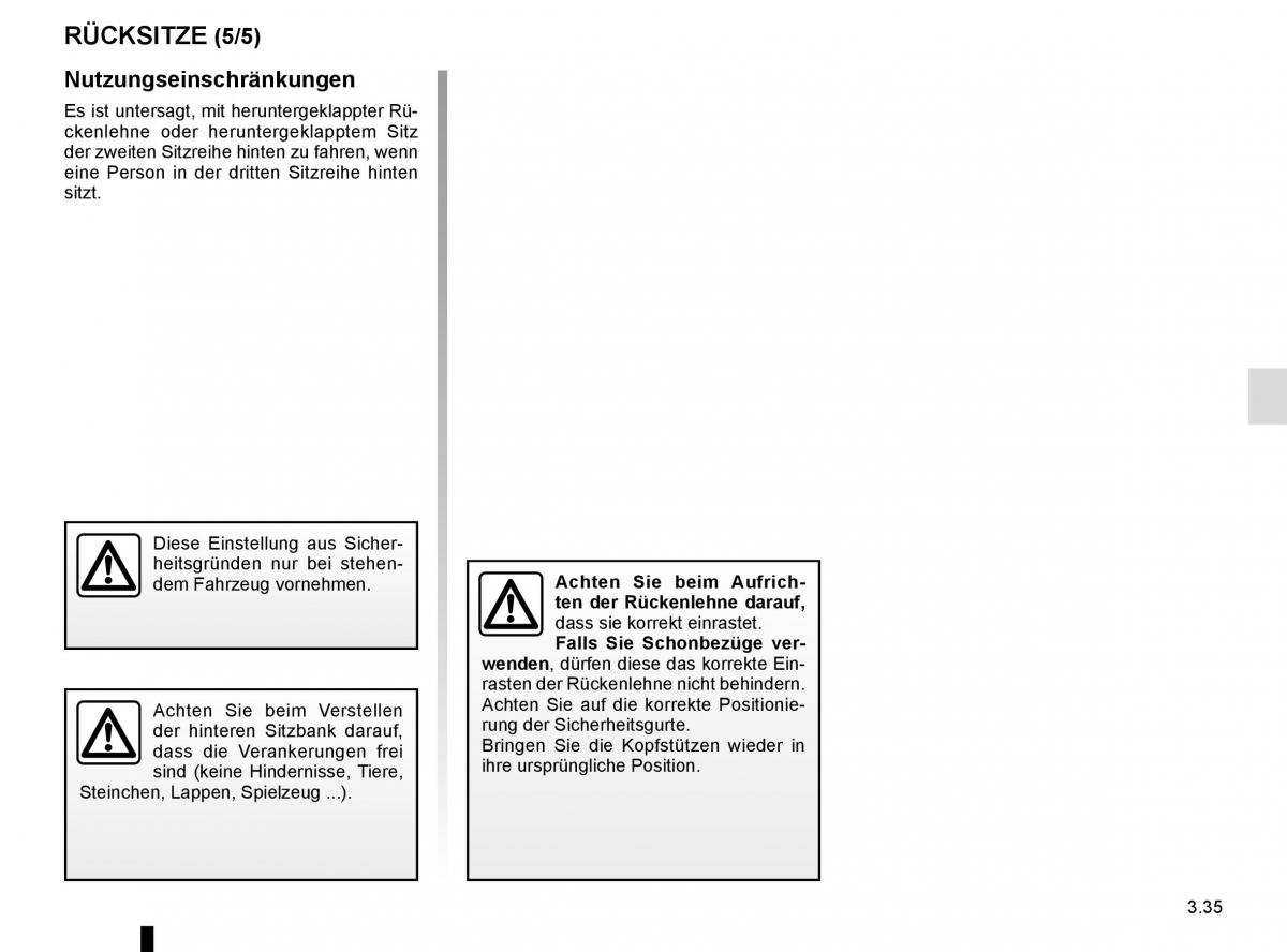 Renault Espace V 5 Handbuch / page 223