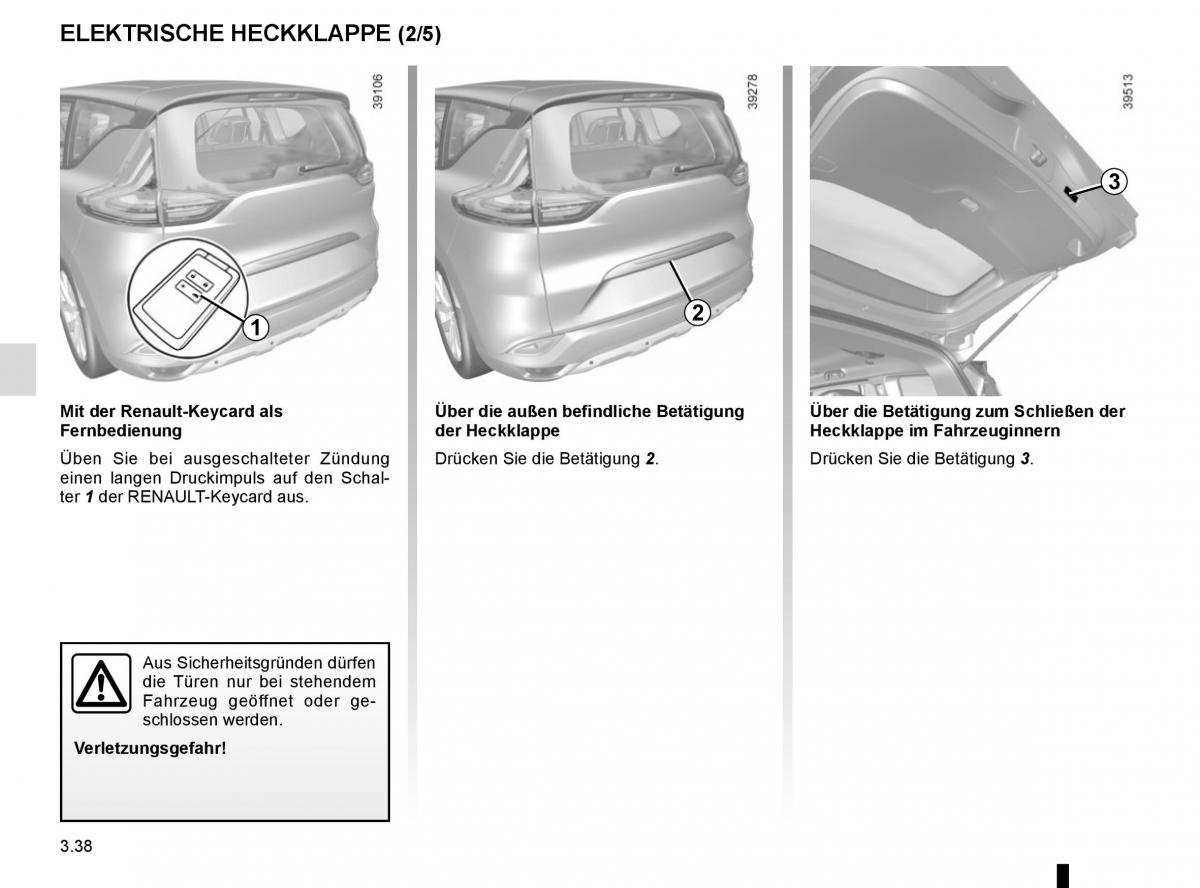 Renault Espace V 5 Handbuch / page 226