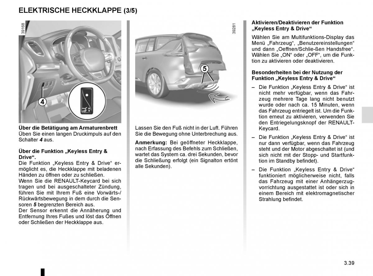 Renault Espace V 5 Handbuch / page 227