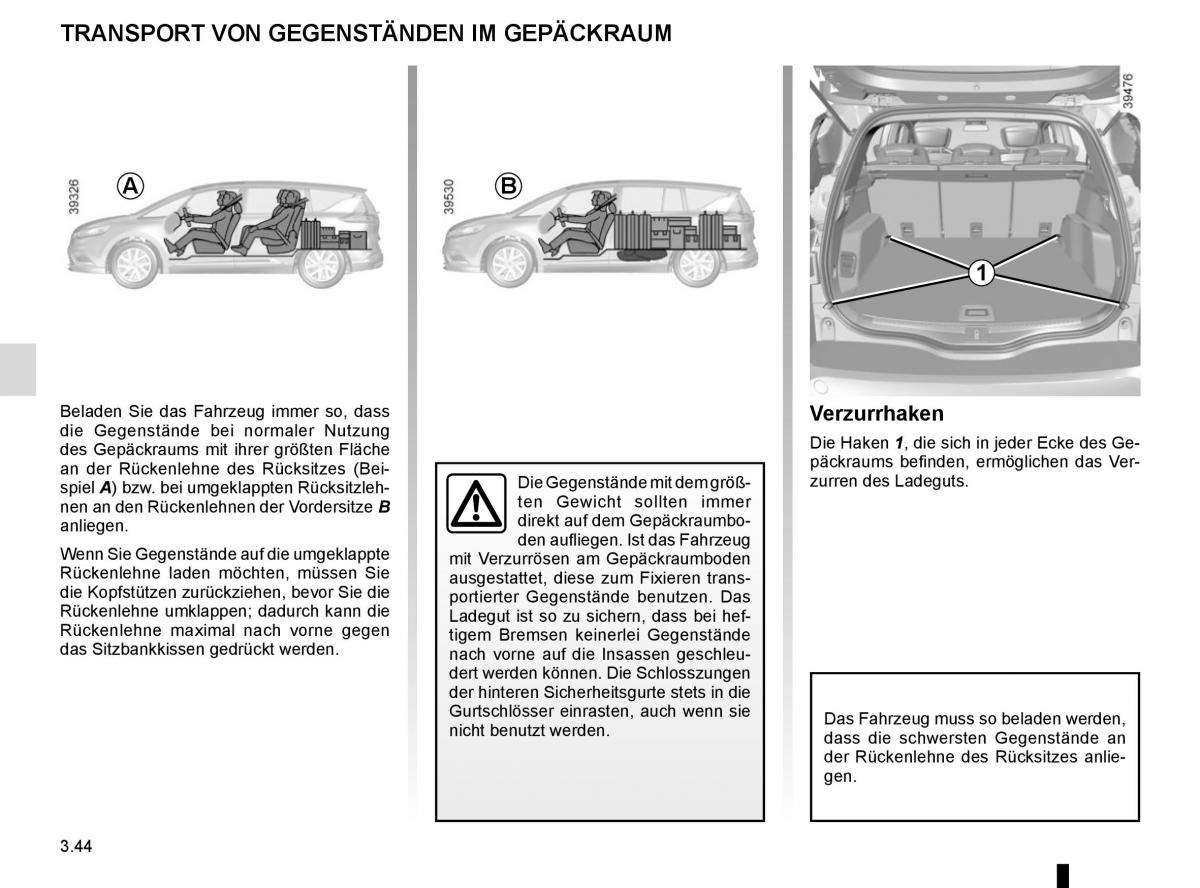 Renault Espace V 5 Handbuch / page 232