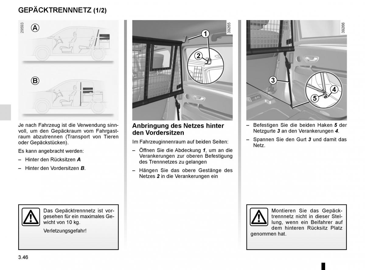 Renault Espace V 5 Handbuch / page 234