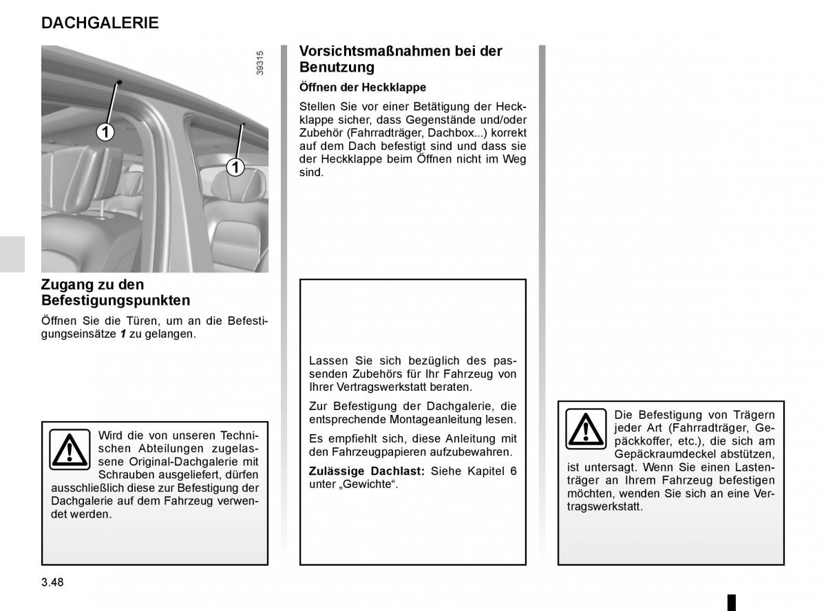 Renault Espace V 5 Handbuch / page 236