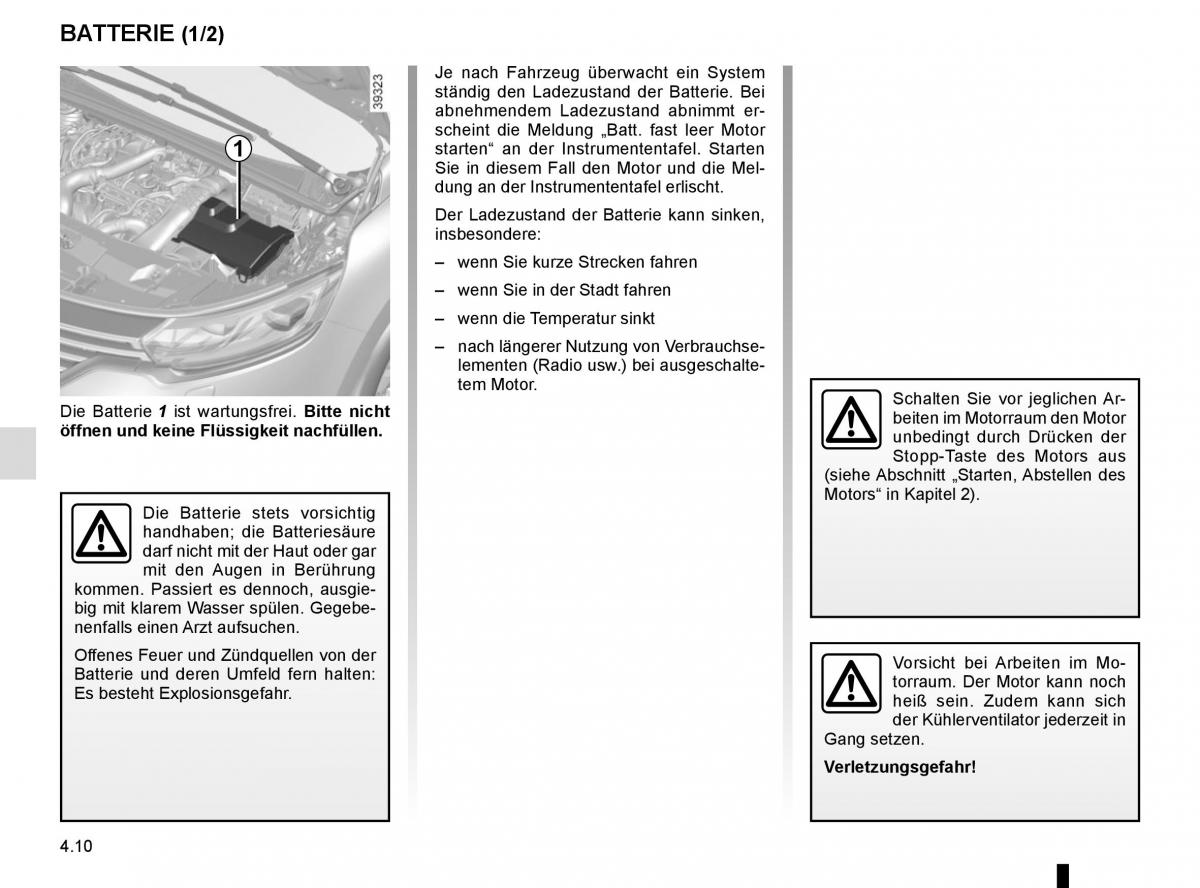 Renault Espace V 5 Handbuch / page 248