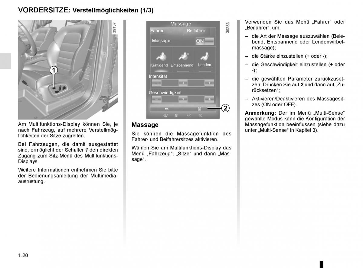 Renault Espace V 5 Handbuch / page 26