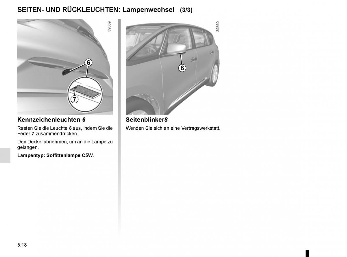 Renault Espace V 5 Handbuch / page 274