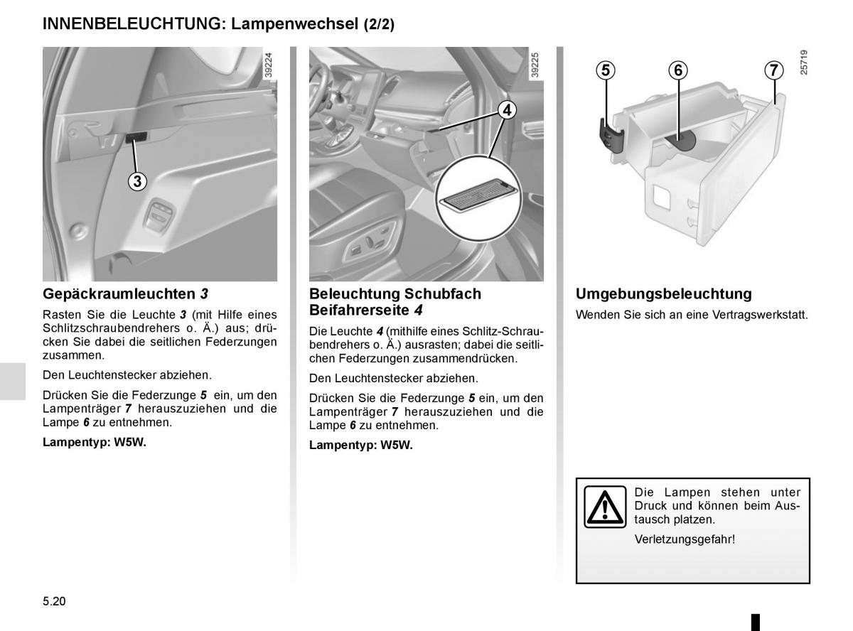 Renault Espace V 5 Handbuch / page 276