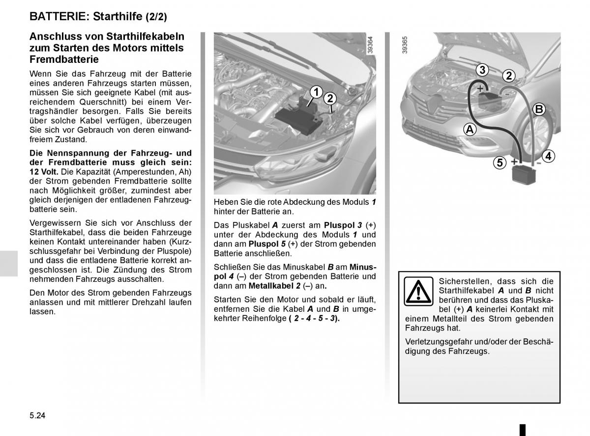 Renault Espace V 5 Handbuch / page 280