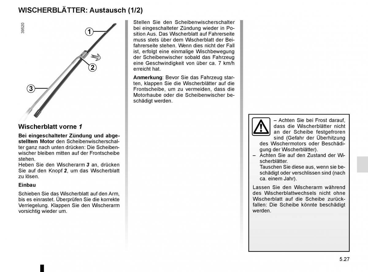 Renault Espace V 5 Handbuch / page 283