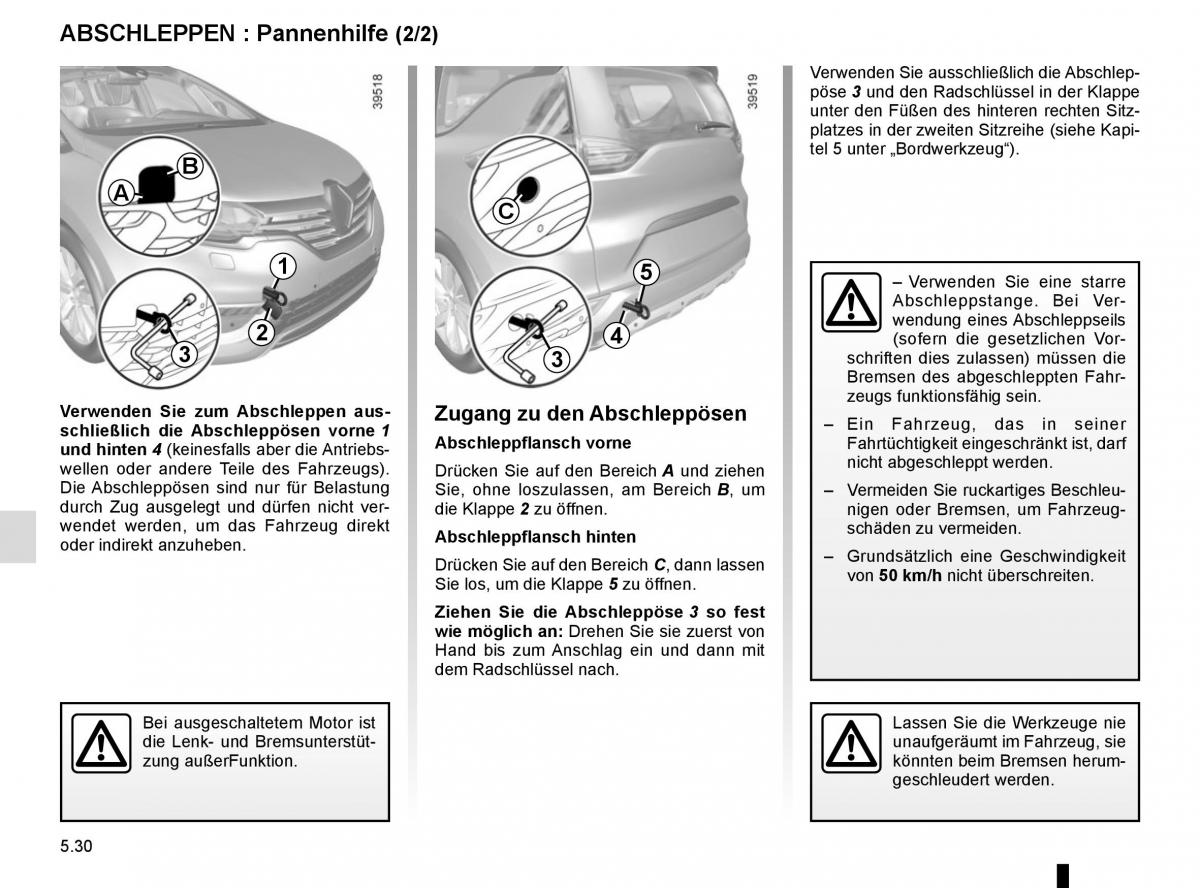 Renault Espace V 5 Handbuch / page 286