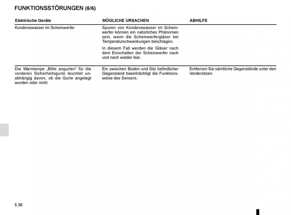 Renault Espace V 5 Handbuch / page 292