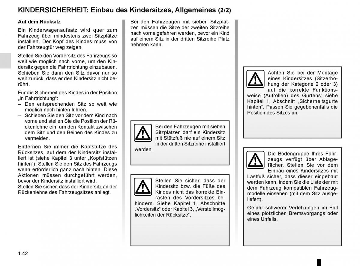 Renault Espace V 5 Handbuch / page 48