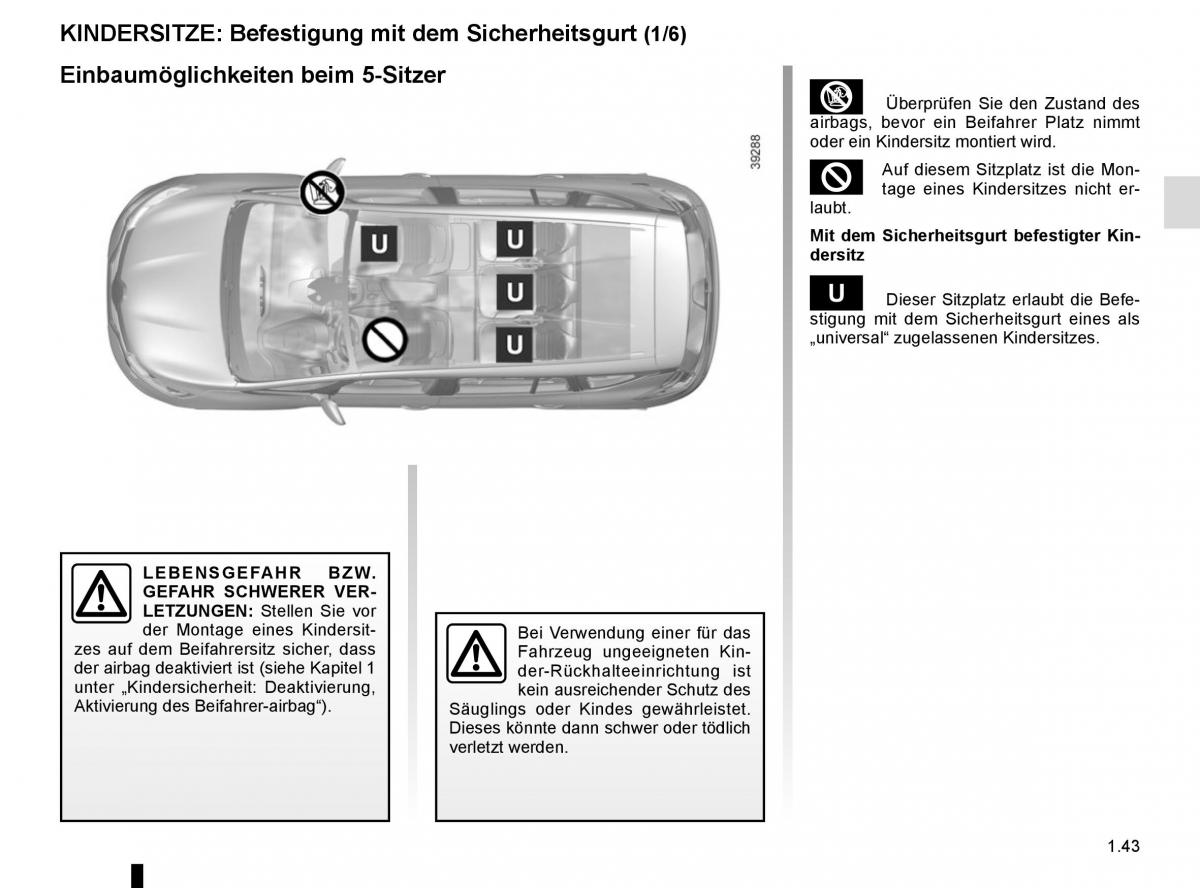 Renault Espace V 5 Handbuch / page 49