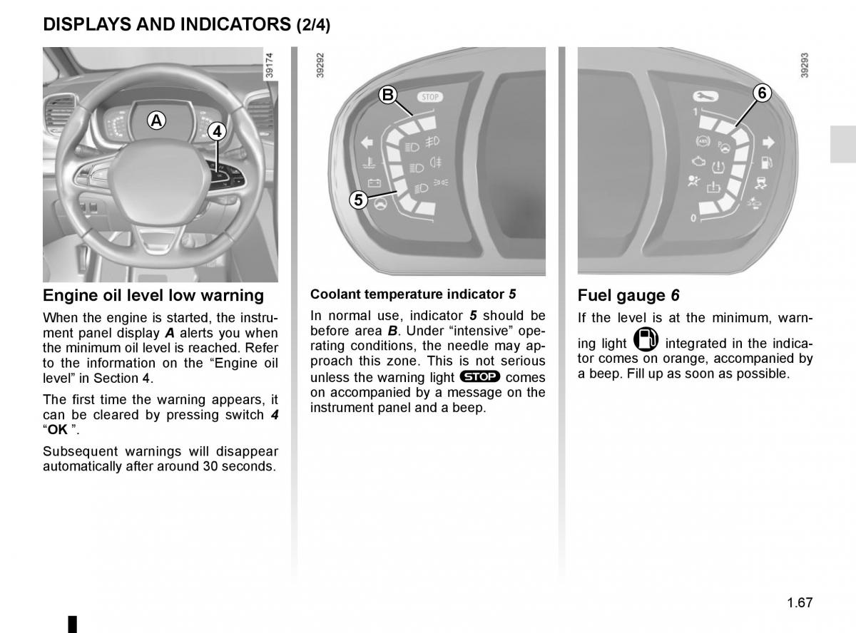 Renault Espace V 5 owners manual / page 73