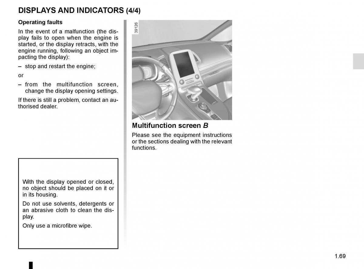 Renault Espace V 5 owners manual / page 75