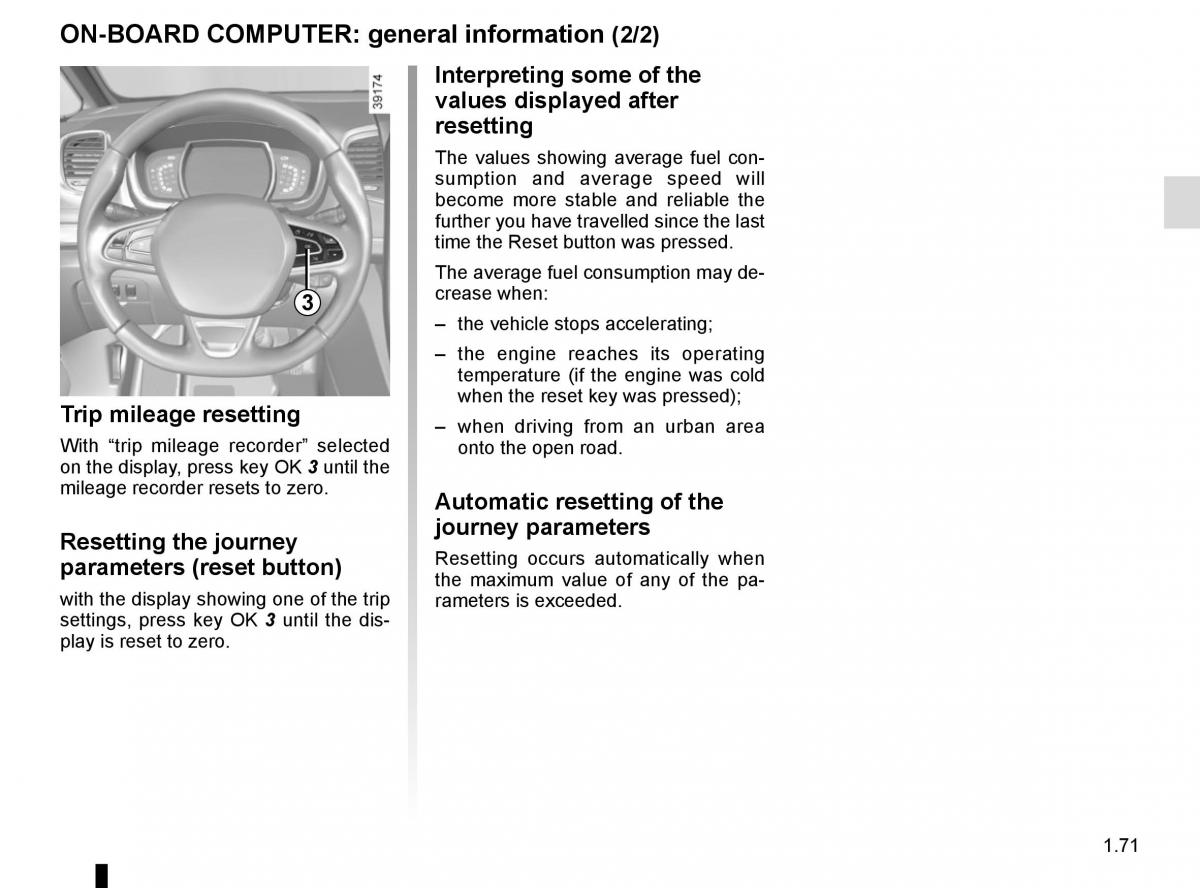 Renault Espace V 5 owners manual / page 77