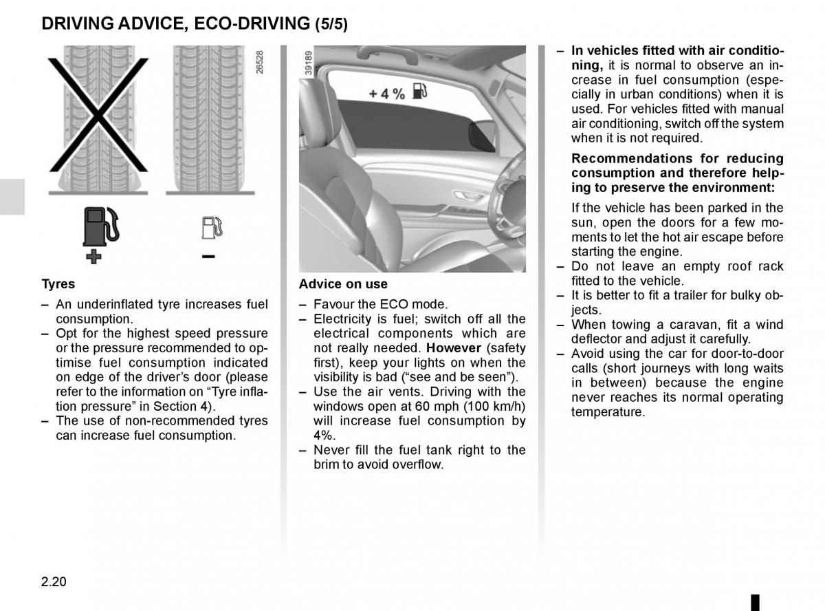 Renault Espace V 5 owners manual / page 128