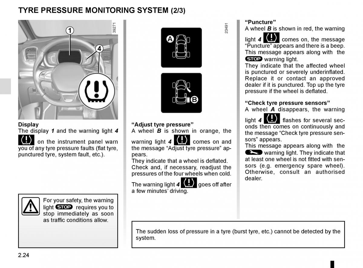 Renault Espace V 5 owners manual / page 132