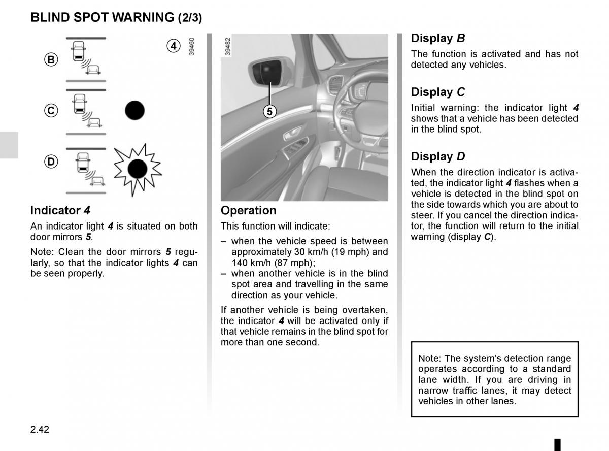 Renault Espace V 5 owners manual / page 150