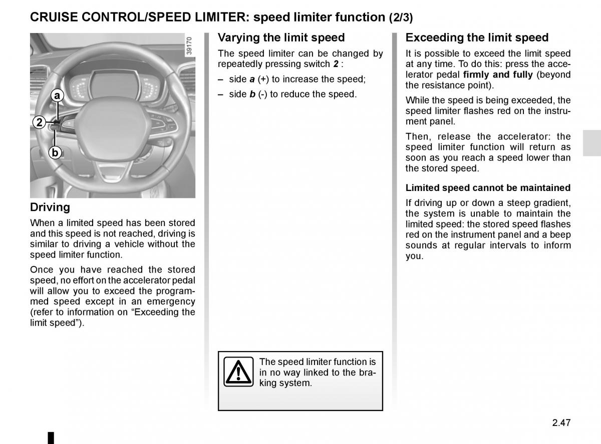 Renault Espace V 5 owners manual / page 155