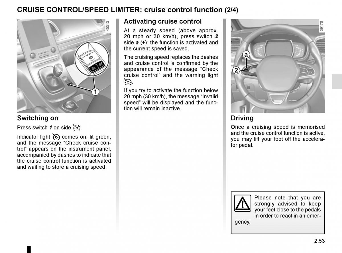 Renault Espace V 5 owners manual / page 161