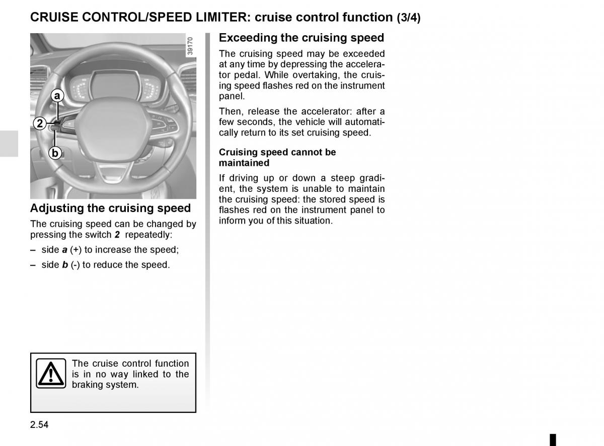 Renault Espace V 5 owners manual / page 162