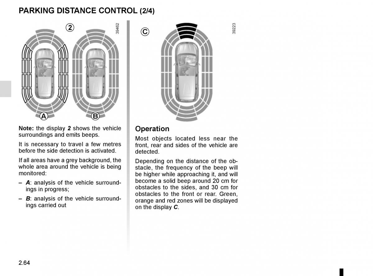 Renault Espace V 5 owners manual / page 172