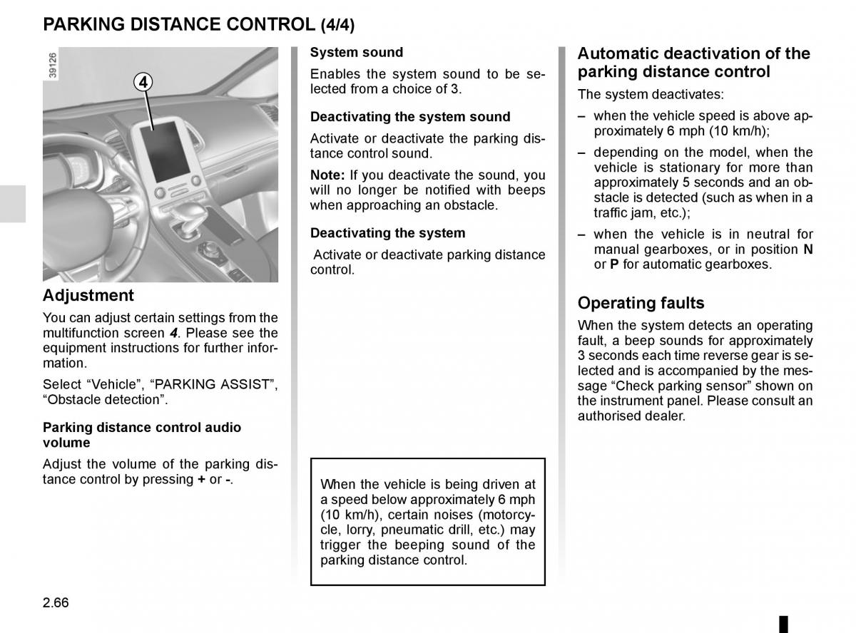 Renault Espace V 5 owners manual / page 174