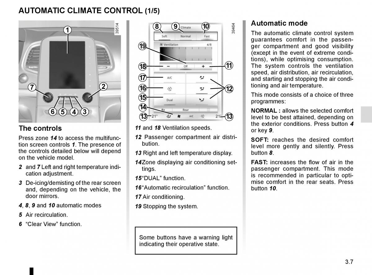 Renault Espace V 5 owners manual / page 195