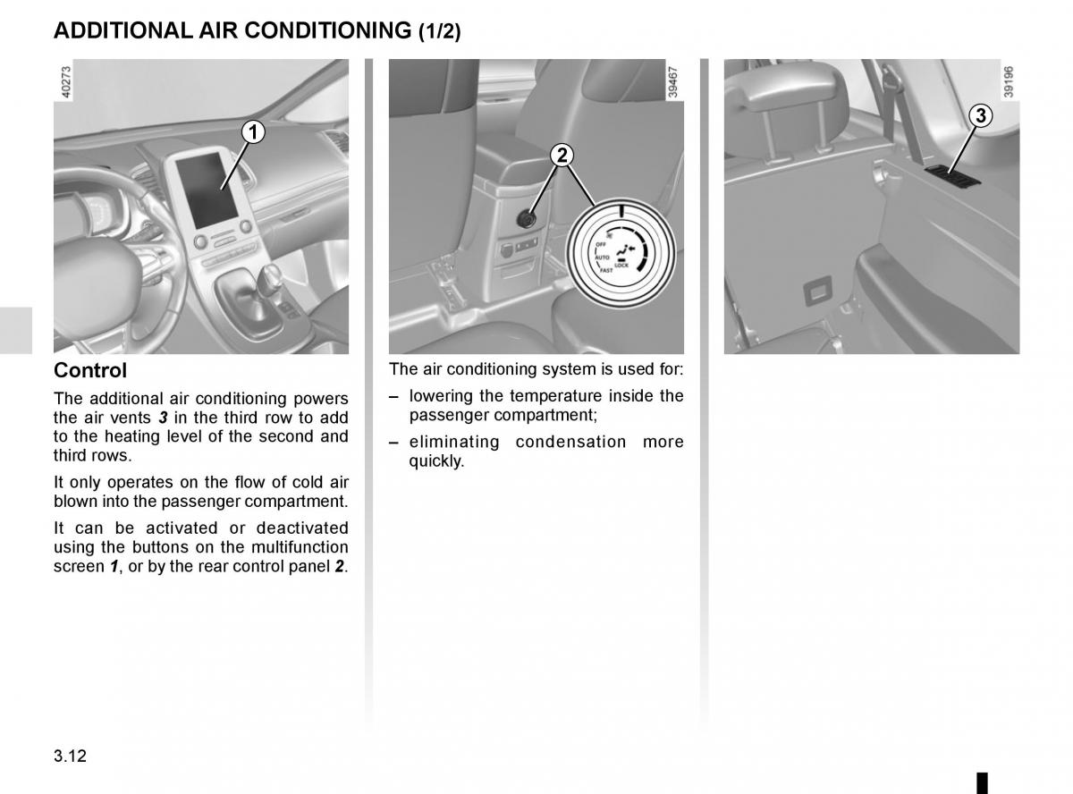 Renault Espace V 5 owners manual / page 200