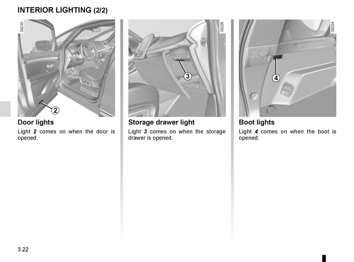 Renault Espace V 5 owners manual / page 210