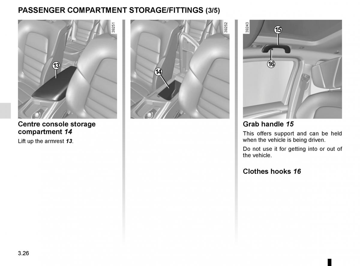 Renault Espace V 5 owners manual / page 214