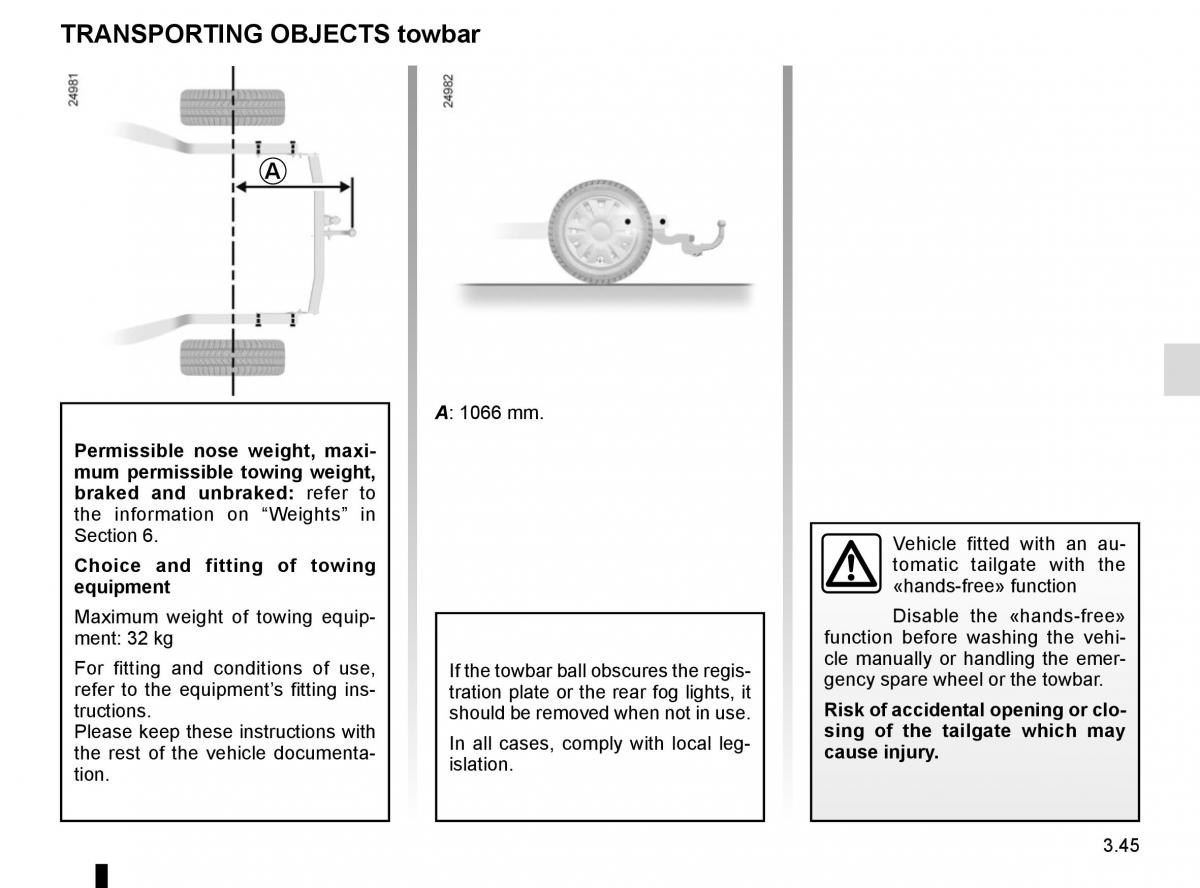 Renault Espace V 5 owners manual / page 233