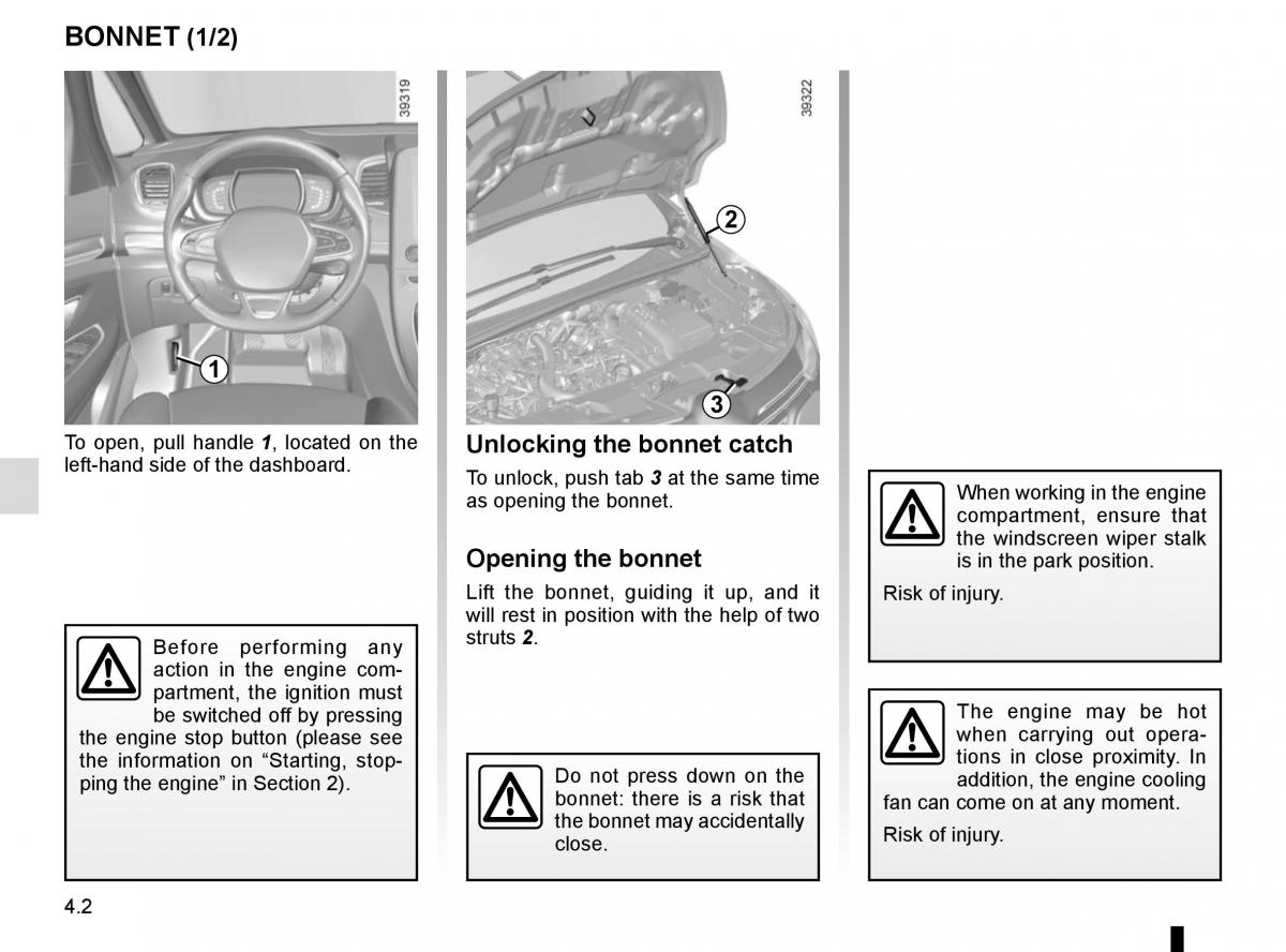 Renault Espace V 5 owners manual / page 240