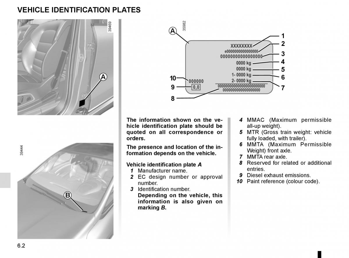 Renault Espace V 5 owners manual / page 294