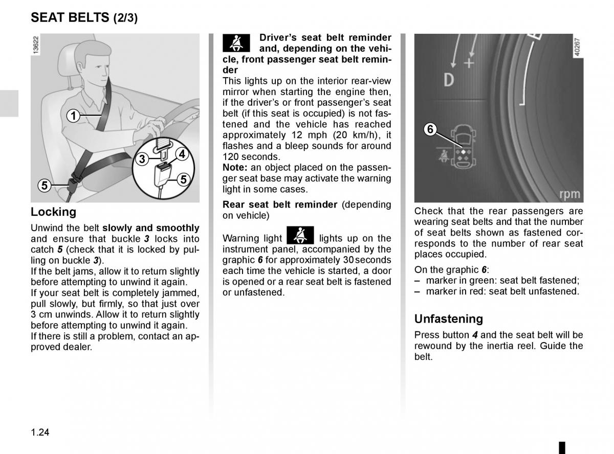Renault Espace V 5 owners manual / page 30
