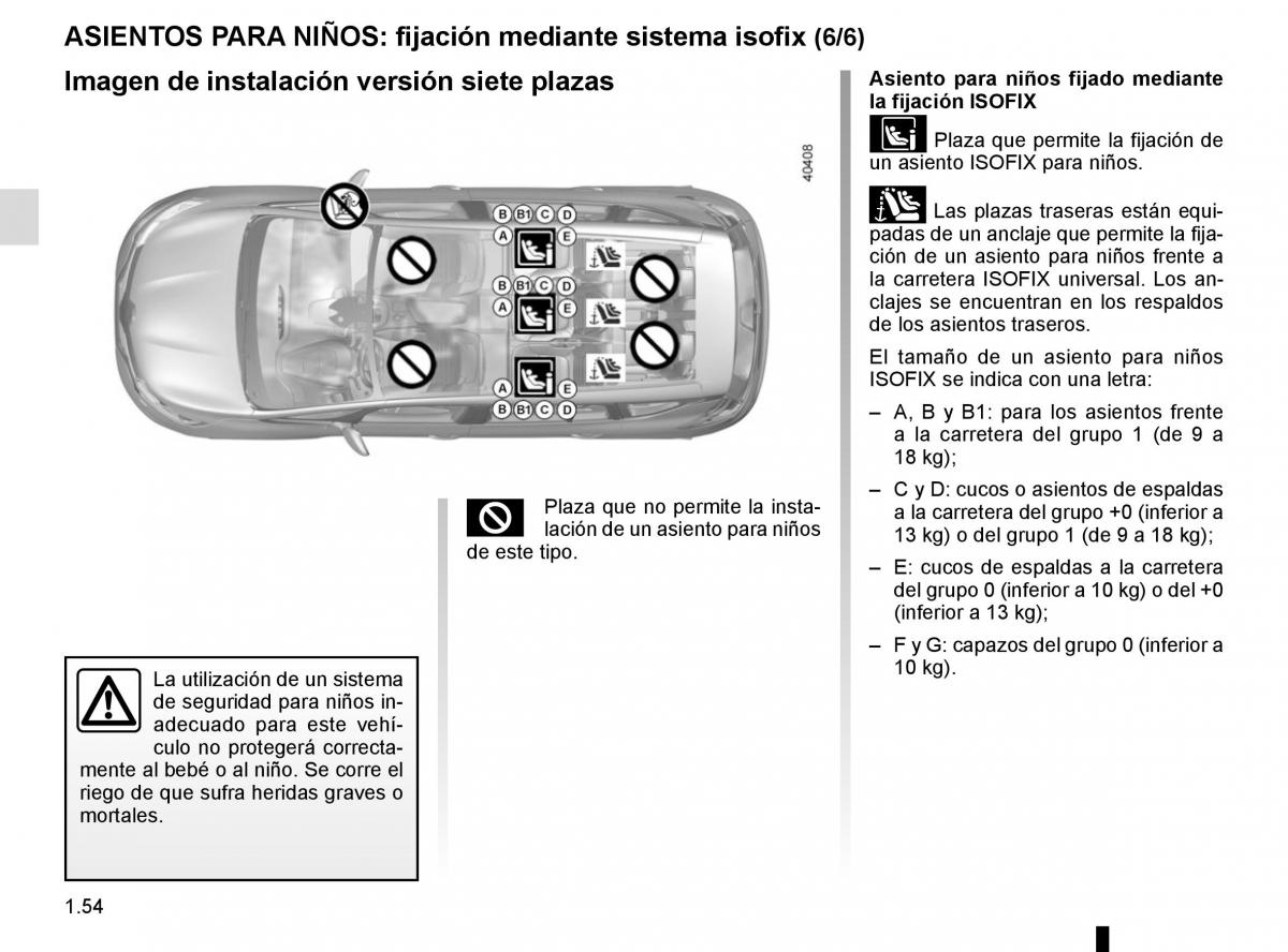 Renault Espace V 5 manual del propietario / page 60