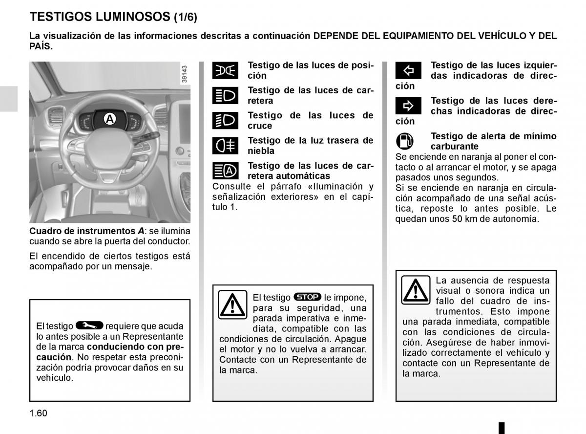 Renault Espace V 5 manual del propietario / page 66