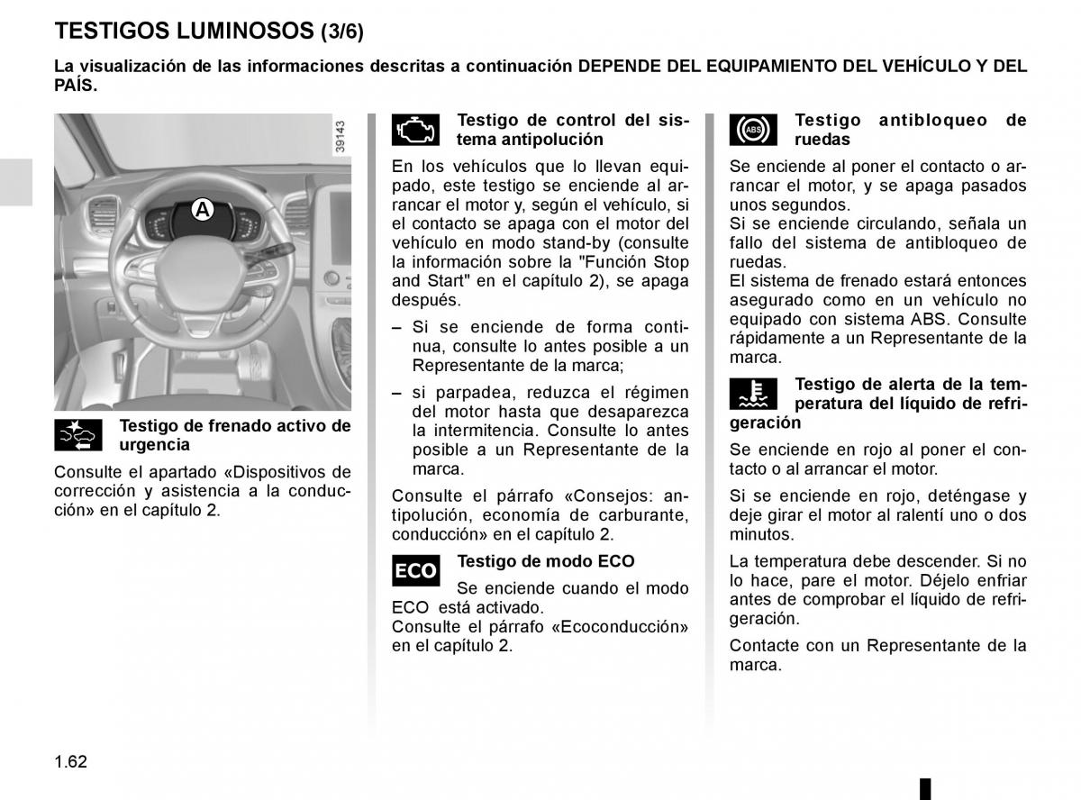 Renault Espace V 5 manual del propietario / page 68