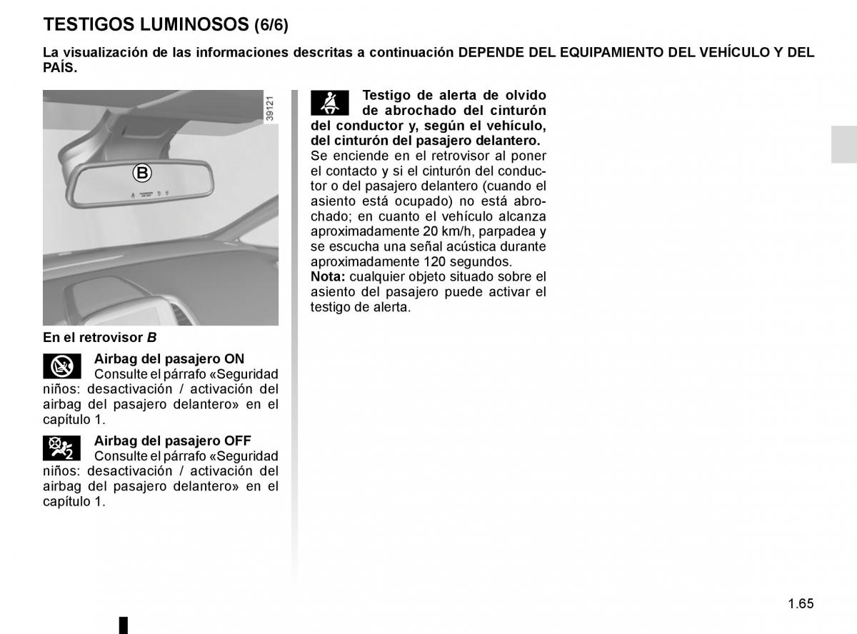 Renault Espace V 5 manual del propietario / page 71