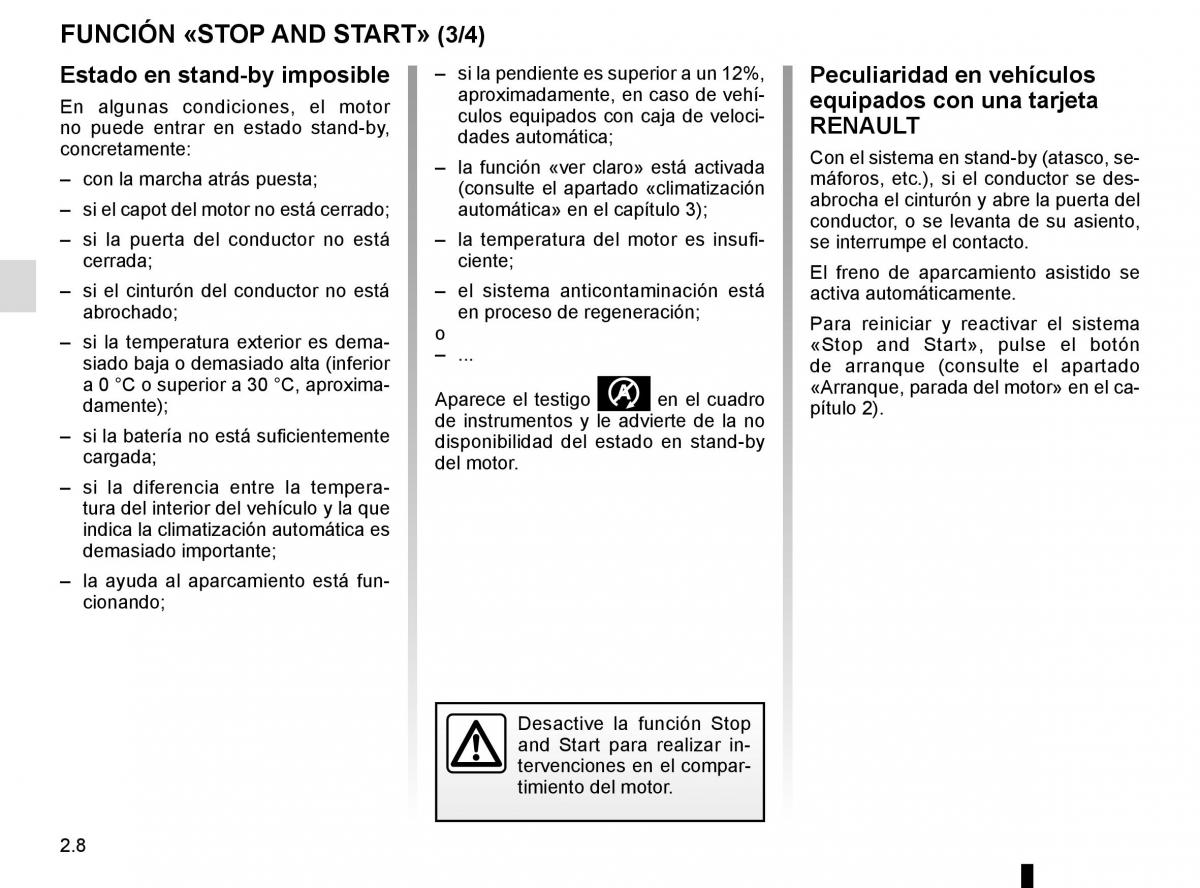 Renault Espace V 5 manual del propietario / page 116