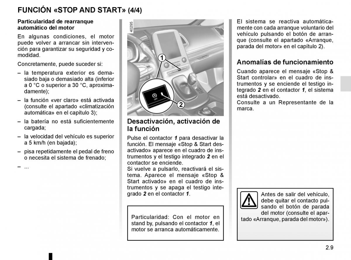 Renault Espace V 5 manual del propietario / page 117