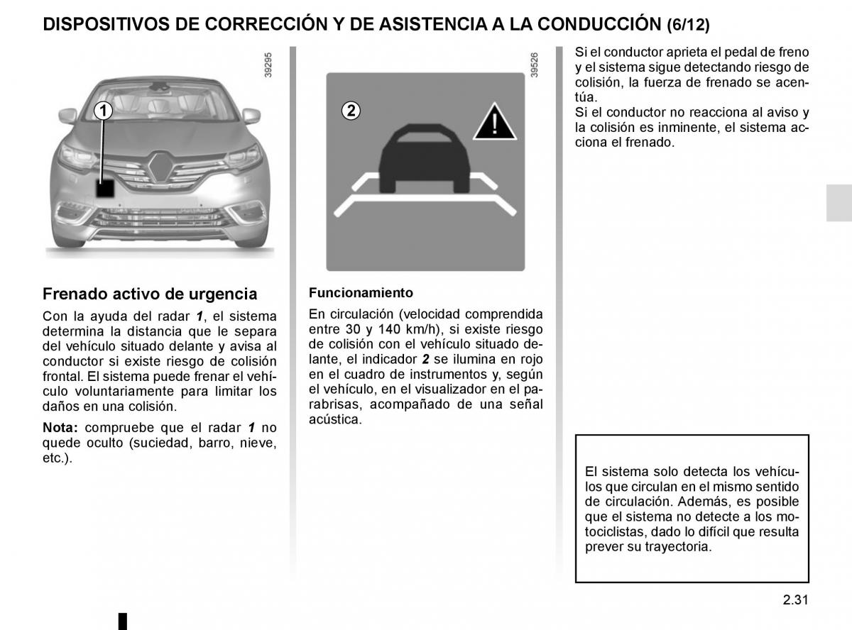 Renault Espace V 5 manual del propietario / page 139