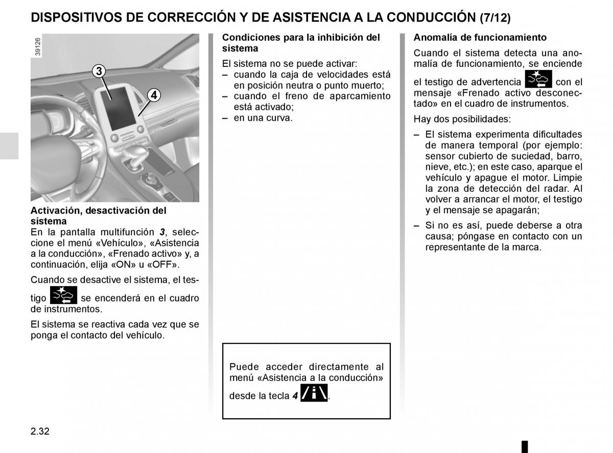 Renault Espace V 5 manual del propietario / page 140