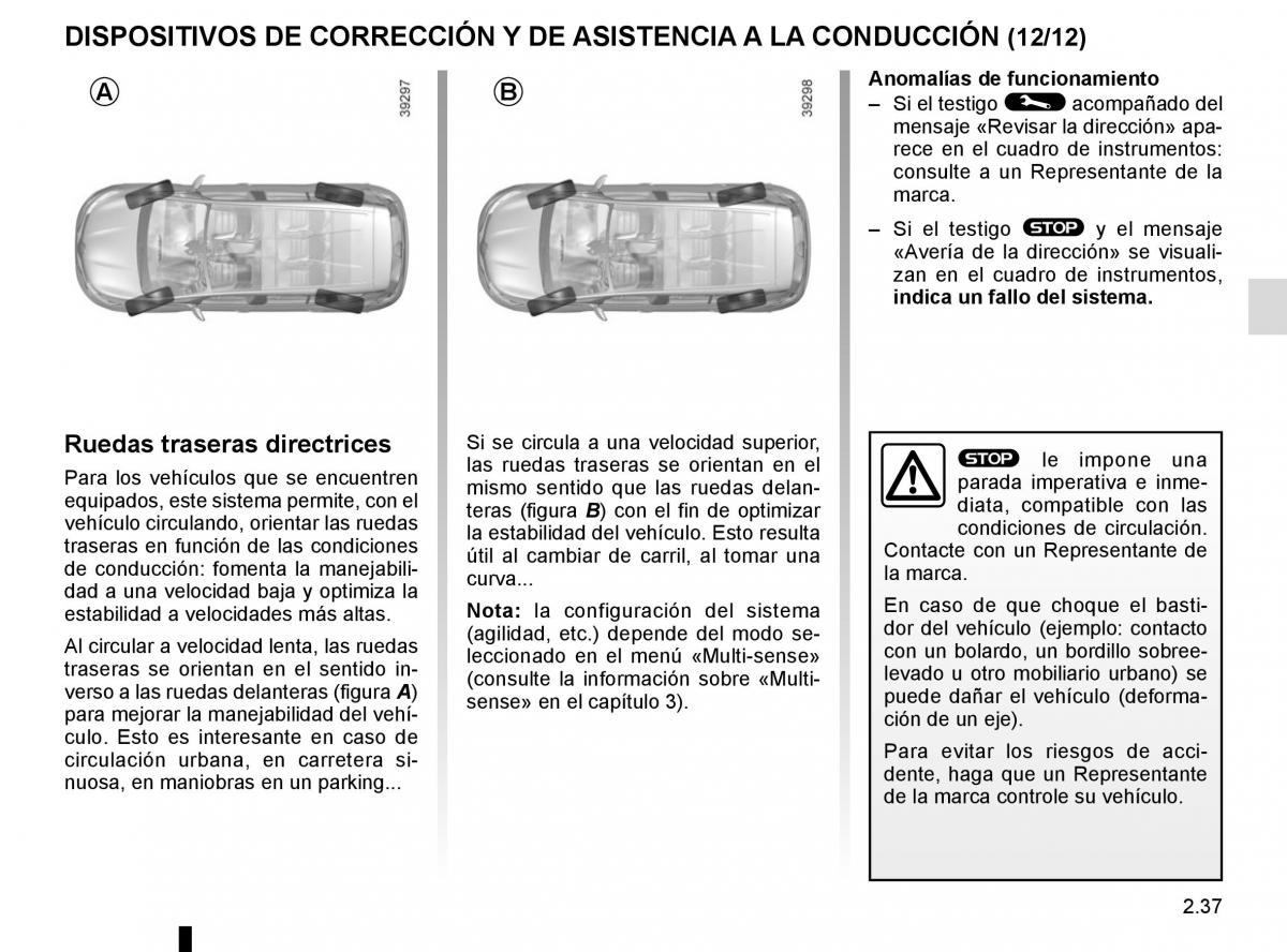 Renault Espace V 5 manual del propietario / page 145