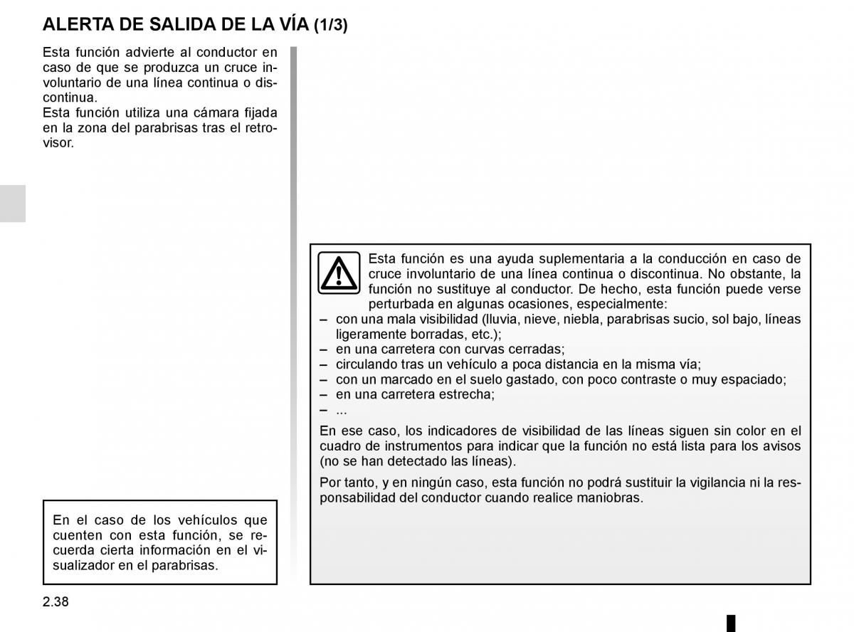 Renault Espace V 5 manual del propietario / page 146