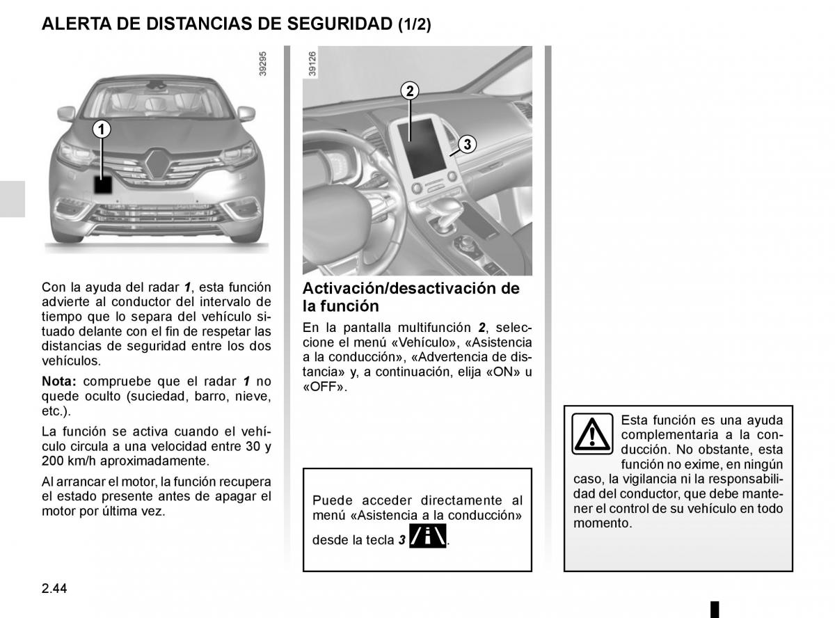 Renault Espace V 5 manual del propietario / page 152